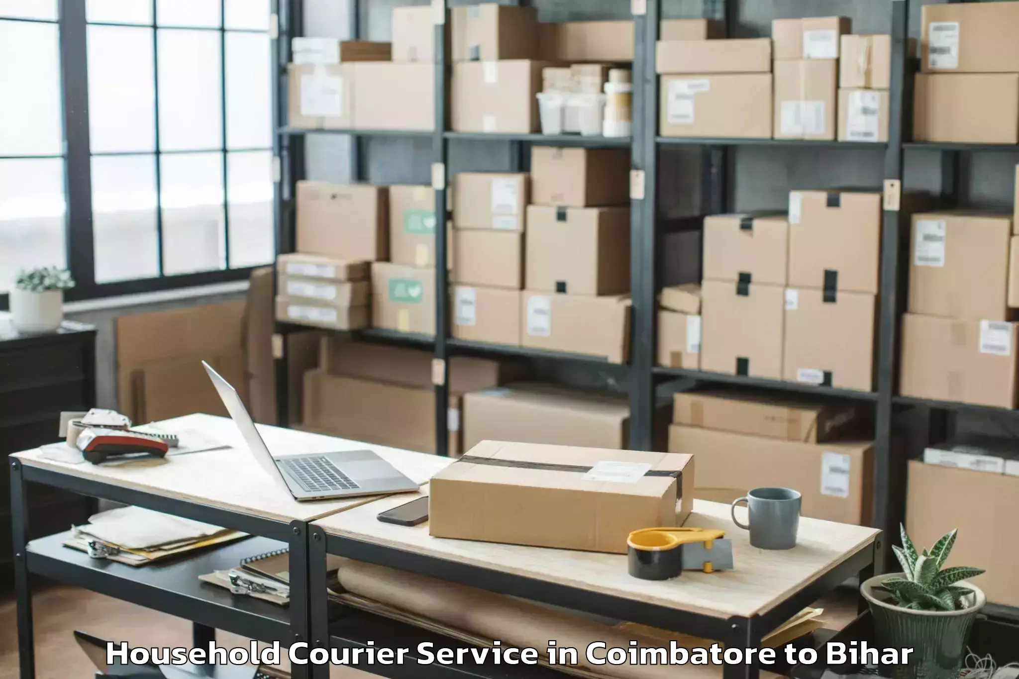 Hassle-Free Coimbatore to Sonbhadra Banshi Suryapur Household Courier